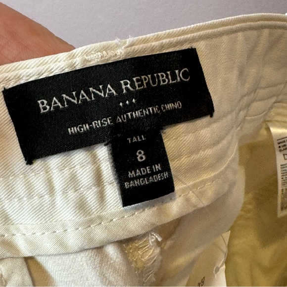 NWT Banana Republic High Rise Authentic Chino 8 Tall - Picture 9 of 12